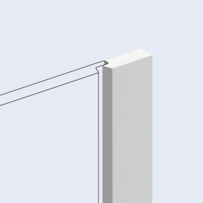 Финишный молдинг LF124B LONG NP для стеновых панелей